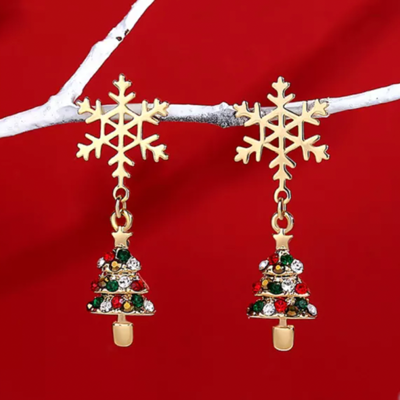 MARIE - Super schöne und einzigartige Weihnachts-Ohrringe