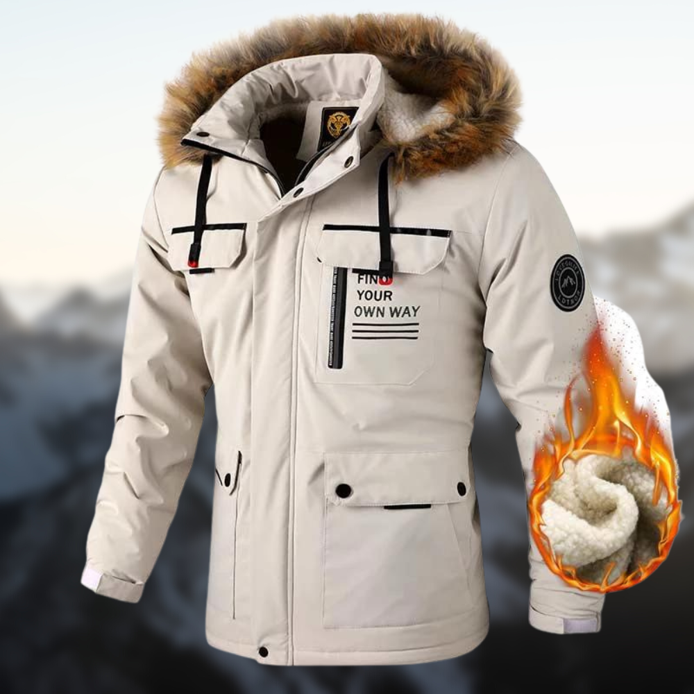 MARLO - Stylische und Warme Winterjacke mit Kapuze