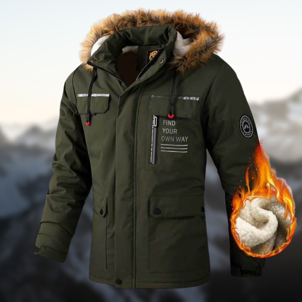 MARLO - Stylische und Warme Winterjacke mit Kapuze