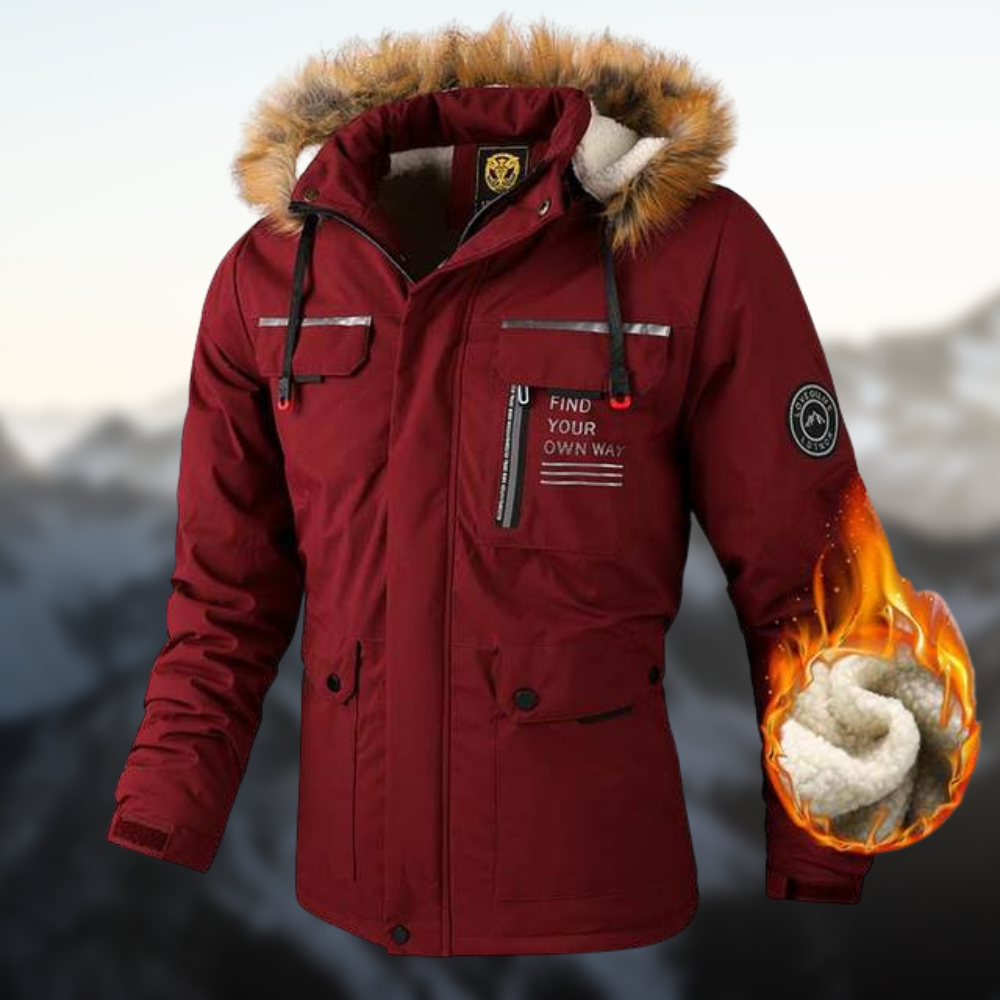 MARLO - Stylische und Warme Winterjacke mit Kapuze