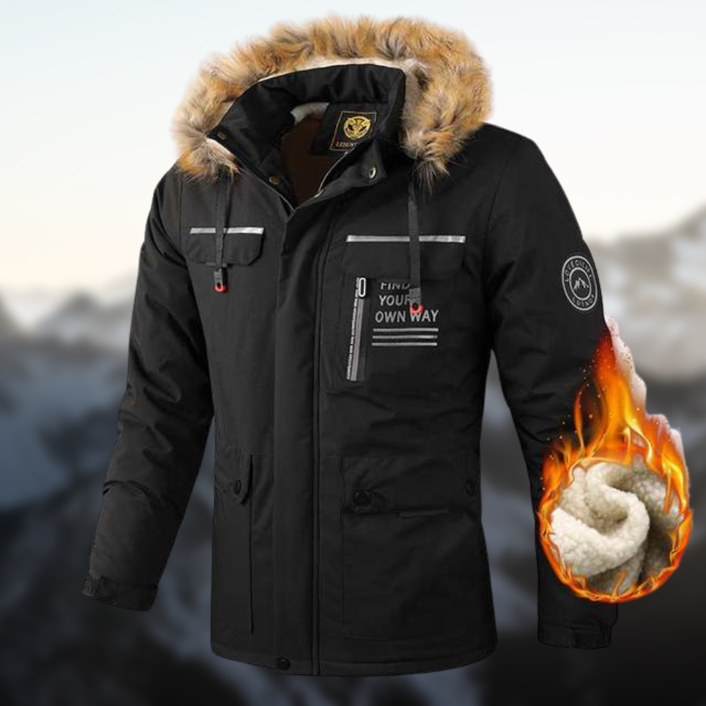 MARLO - Stylische und Warme Winterjacke mit Kapuze