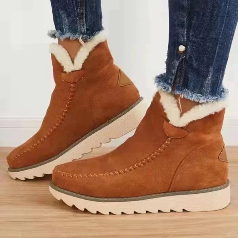 CARLA - Stylische und bequeme Lederboots mit warmem Innenfutter
