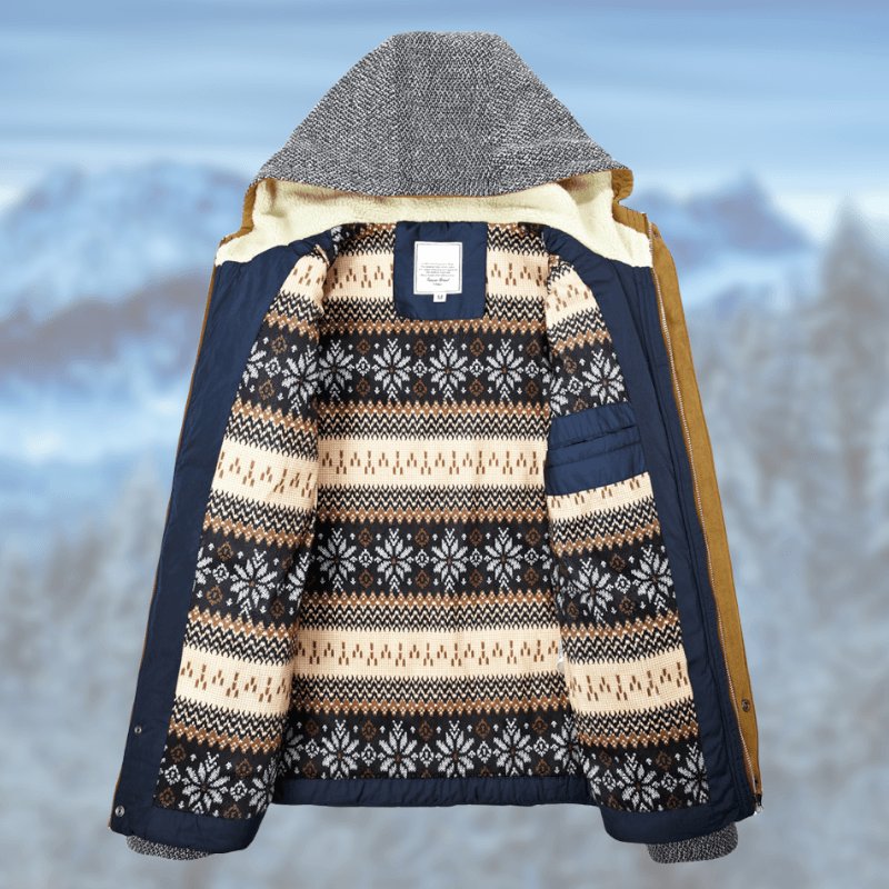 Norder - Die elegante Jacke mit einzigartigem Innen-Print