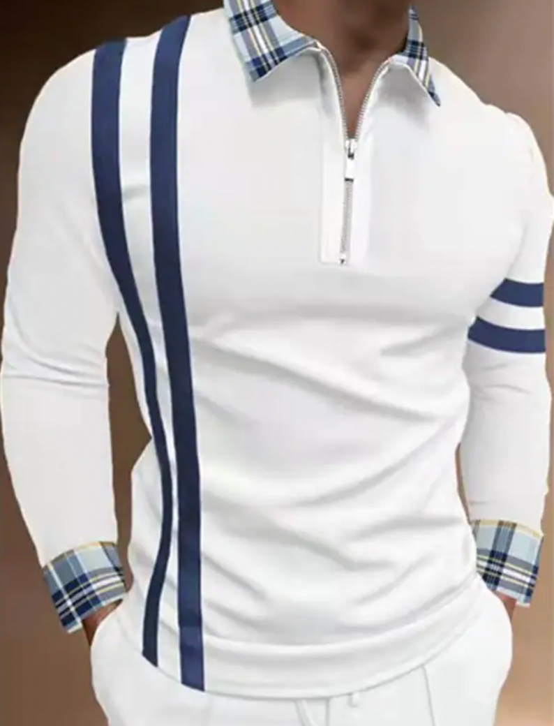 Leeno - Das elegante und einzigartige Langarm-Poloshirt