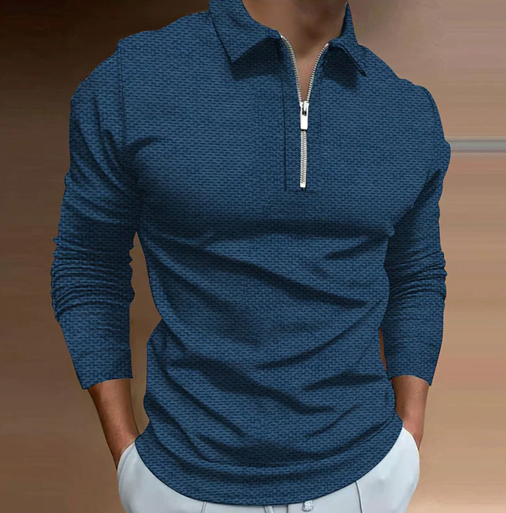 Leeno - Das elegante und einzigartige Langarm-Poloshirt