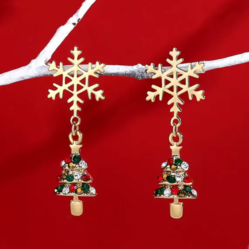 MARIE -  Super schöne und einzigartige Weihnachts-Ohrringe
