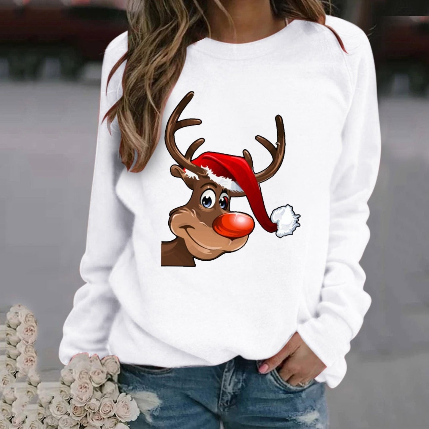 HEIDI -  Super gemütlicher Weihnachtspullover. Machen Sie ein perfektes Geschenk!