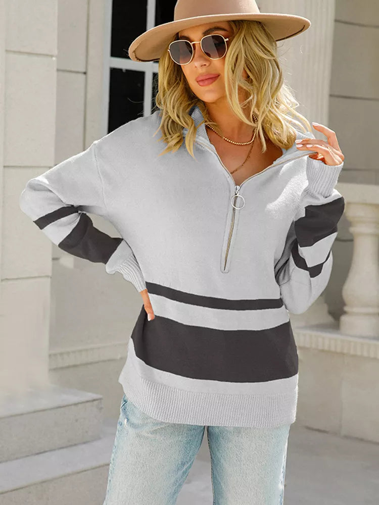 RINA - Warmer Zipper-Pullover für den Winter